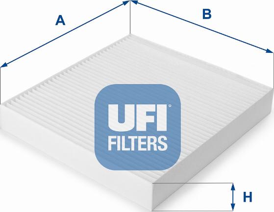 UFI 53.115.00 - Фильтр воздуха в салоне autosila-amz.com