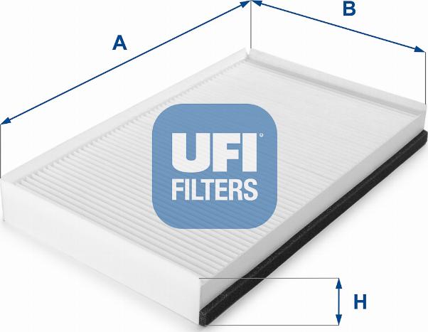 UFI 53.110.00 - Фильтр воздуха в салоне autosila-amz.com