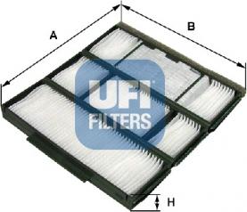 UFI 53.117.00 - Фильтр воздуха в салоне autosila-amz.com