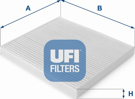 UFI 53.125.00 - Фильтр воздуха в салоне autosila-amz.com