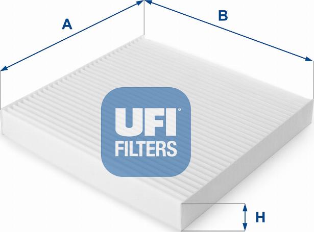 UFI 53.123.00 - Фильтр воздуха в салоне autosila-amz.com
