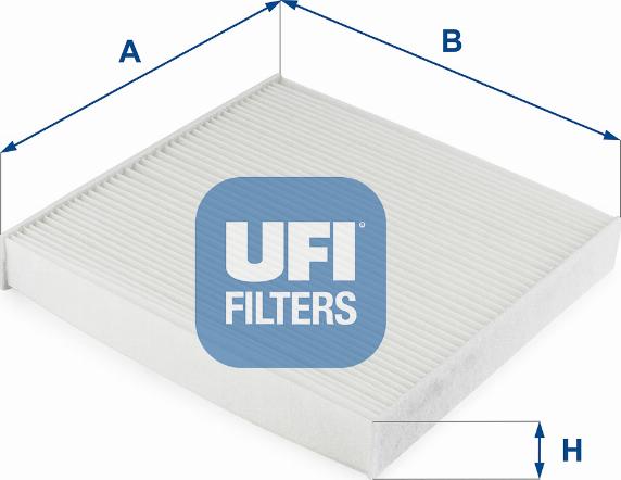 UFI 53.315.00 - Фильтр воздуха в салоне autosila-amz.com