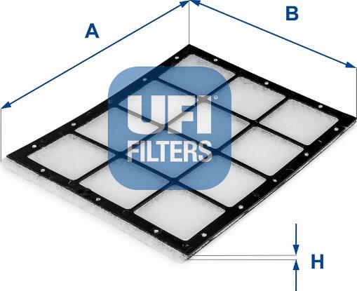 UFI 53.317.00 - Фильтр воздуха в салоне autosila-amz.com