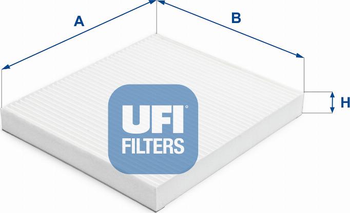 UFI 53.386.00 - Фильтр воздуха в салоне autosila-amz.com