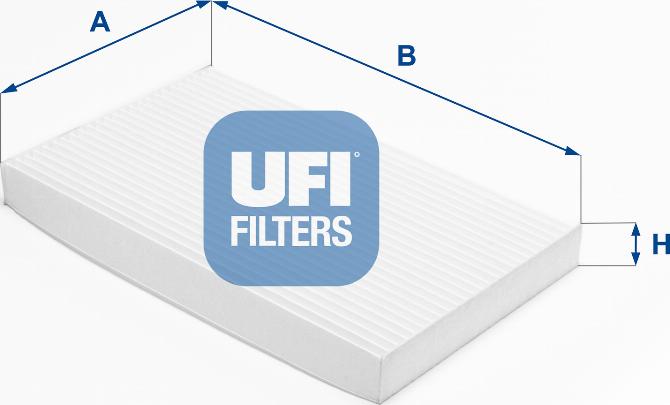 UFI 53.388.00 - Фильтр воздуха в салоне autosila-amz.com