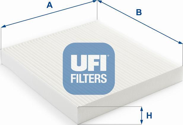 UFI 53.383.00 - Фильтр воздуха в салоне autosila-amz.com