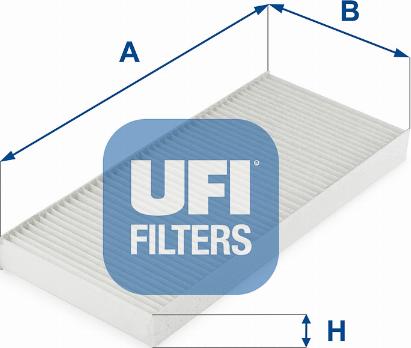 UFI 53.328.00 - Фильтр воздуха в салоне autosila-amz.com