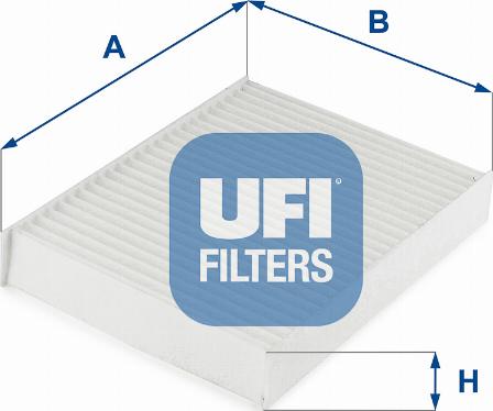 UFI 53.299.00 - Фильтр воздуха в салоне autosila-amz.com