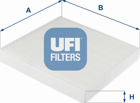 UFI 53.246.00 - Фильтр воздуха в салоне autosila-amz.com