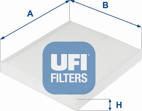UFI 53.243.00 - Фильтр воздуха в салоне autosila-amz.com