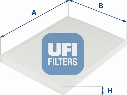 UFI 53.252.00 - Фильтр воздуха в салоне autosila-amz.com