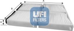 UFI 53.235.00 - Фильтр воздуха в салоне autosila-amz.com