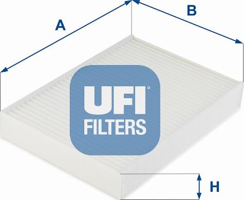 UFI 53.275.00 - Фильтр воздуха в салоне autosila-amz.com