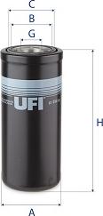 UFI 87.014.00 - Фильтр, система рабочей гидравлики autosila-amz.com
