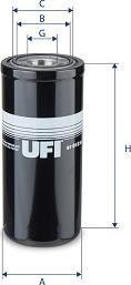 UFI 87.012.00 - Фильтр, система рабочей гидравлики autosila-amz.com