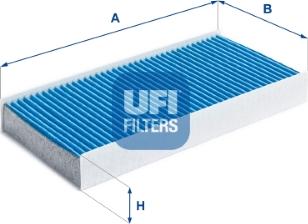 UFI 34.142.00 - Фильтр воздуха в салоне autosila-amz.com