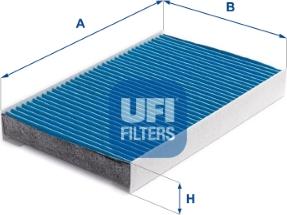 UFI 34.111.00 - Фильтр воздуха в салоне autosila-amz.com