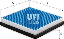 UFI 34.113.00 - Фильтр воздуха в салоне autosila-amz.com