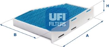 UFI 34.124.00 - Фильтр воздуха в салоне autosila-amz.com