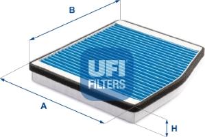 UFI 34.262.00 - Фильтр воздуха в салоне autosila-amz.com