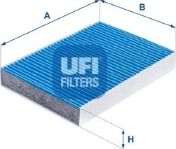 UFI 34.285.00 - Фильтр воздуха в салоне autosila-amz.com