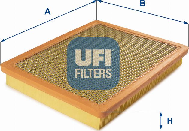 UFI 30.941.02 - Воздушный фильтр, двигатель autosila-amz.com