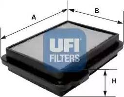 UFI 30.982.00 - Воздушный фильтр, двигатель autosila-amz.com