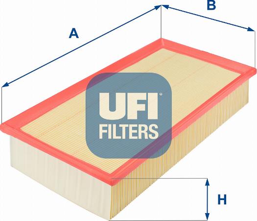 UFI 30.933.00 - Воздушный фильтр, двигатель autosila-amz.com