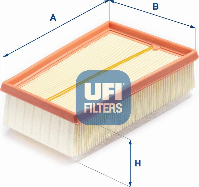 UFI 30.491.00 - Воздушный фильтр, двигатель autosila-amz.com