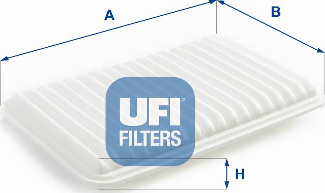 UFI 30.409.00 - Воздушный фильтр, двигатель autosila-amz.com