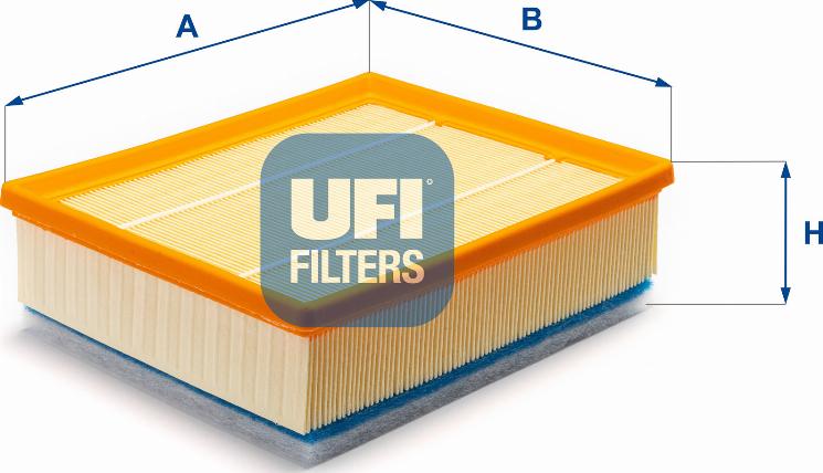 UFI 30.542.00 - Воздушный фильтр, двигатель autosila-amz.com