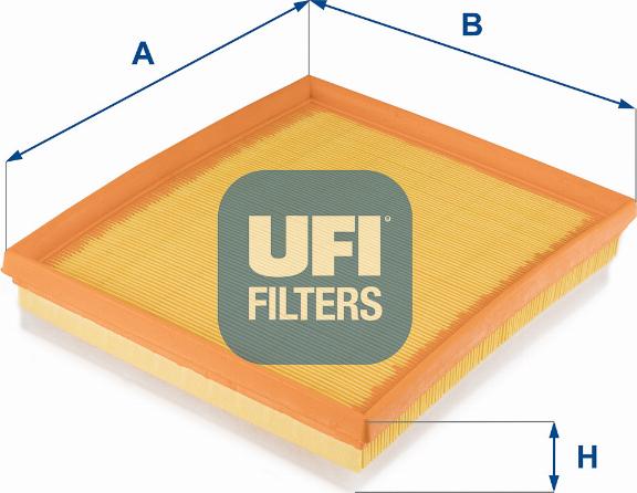 UFI 30.648.00 - Воздушный фильтр, двигатель autosila-amz.com