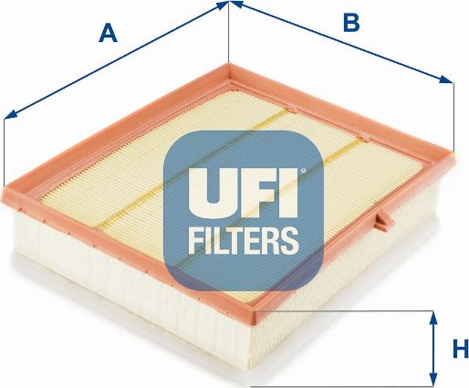 UFI 30.660.00 - Воздушный фильтр, двигатель autosila-amz.com