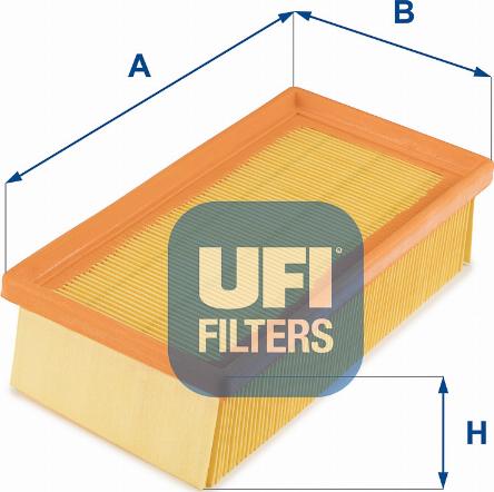 UFI 30.638.00 - Воздушный фильтр, двигатель autosila-amz.com