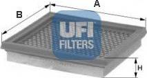 UFI 30.065.00 - Воздушный фильтр, двигатель autosila-amz.com