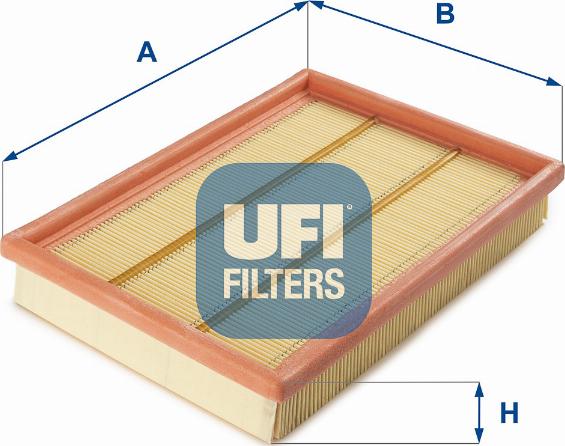 UFI 30.062.00 - Воздушный фильтр, двигатель autosila-amz.com