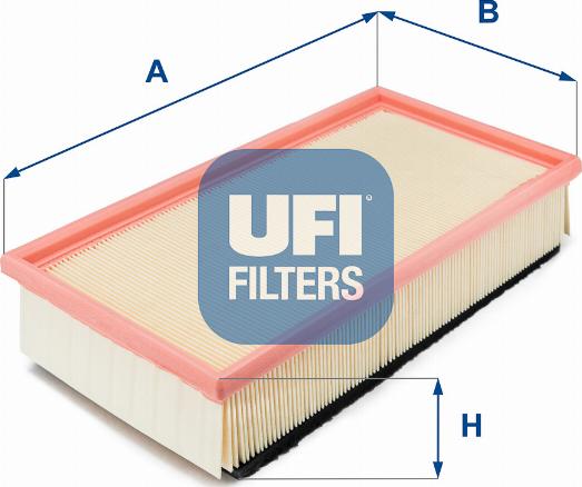 UFI 30.067.00 - Воздушный фильтр, двигатель autosila-amz.com