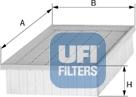 UFI 30.043.00 - Воздушный фильтр, двигатель autosila-amz.com