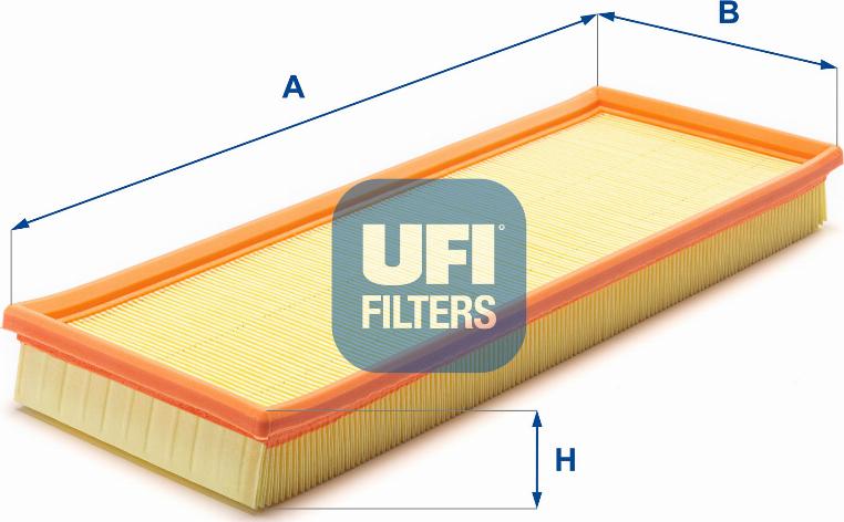 UFI 30.024.00 - Воздушный фильтр, двигатель autosila-amz.com