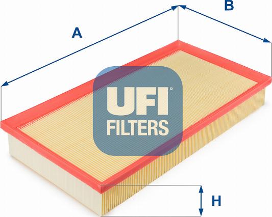 UFI 30.077.00 - Воздушный фильтр, двигатель autosila-amz.com