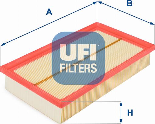 UFI 30.101.00 - Воздушный фильтр, двигатель autosila-amz.com