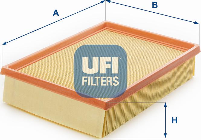 UFI 30.139.00 - Воздушный фильтр, двигатель autosila-amz.com