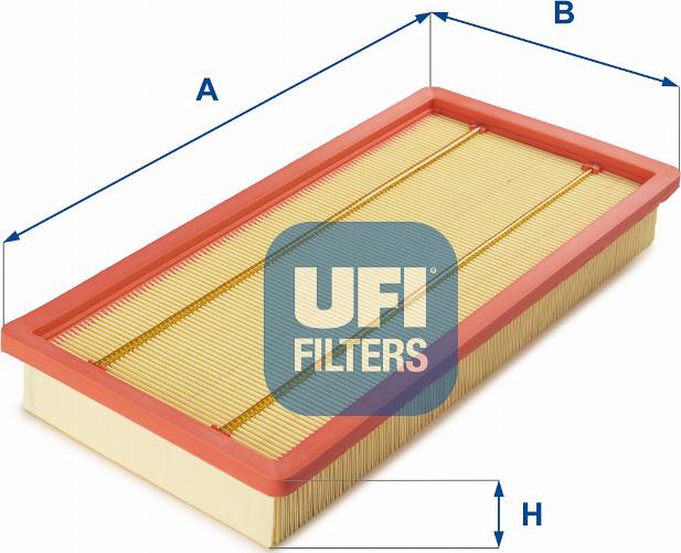 UFI 30.135.00 - Воздушный фильтр, двигатель autosila-amz.com