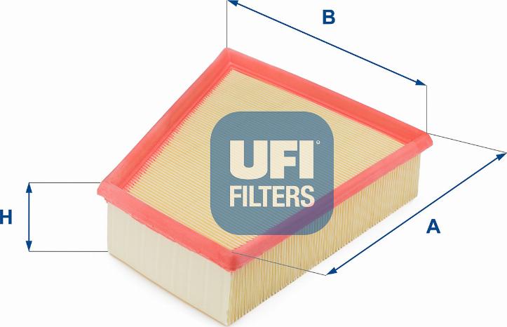 UFI 30.132.00 - Воздушный фильтр, двигатель autosila-amz.com