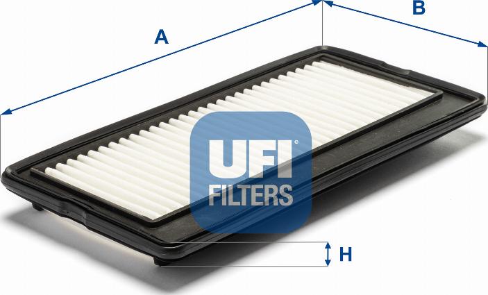 UFI 30.126.00 - Воздушный фильтр, двигатель autosila-amz.com