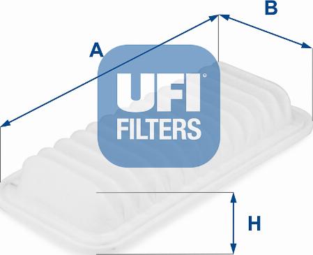 UFI 30.175.00 - Воздушный фильтр, двигатель autosila-amz.com