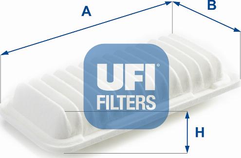 UFI 30.176.00 - Воздушный фильтр, двигатель autosila-amz.com