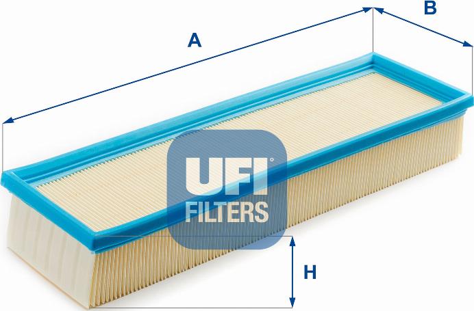 UFI 30.852.00 - Воздушный фильтр, двигатель autosila-amz.com