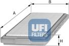 UFI 30.967.00 - Воздушный фильтр, двигатель autosila-amz.com