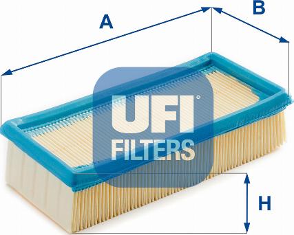 UFI 30.836.00 - Воздушный фильтр, двигатель autosila-amz.com